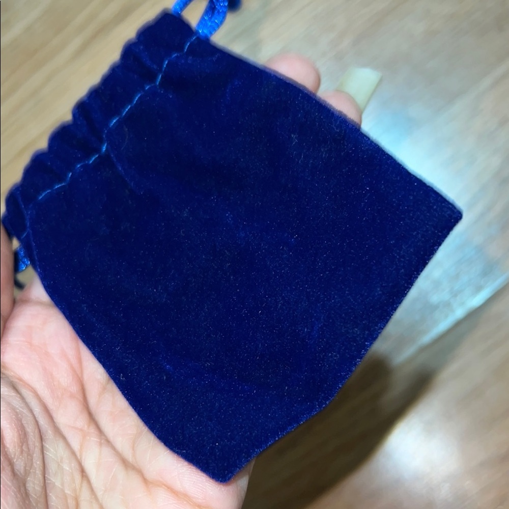 Velvet Drawstring Pouch Nwot - image 3